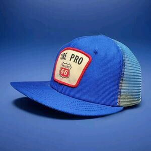 Vintage Phillips 66 Tire Pro Hat Snapback Trucker Cap Made In USA Rare